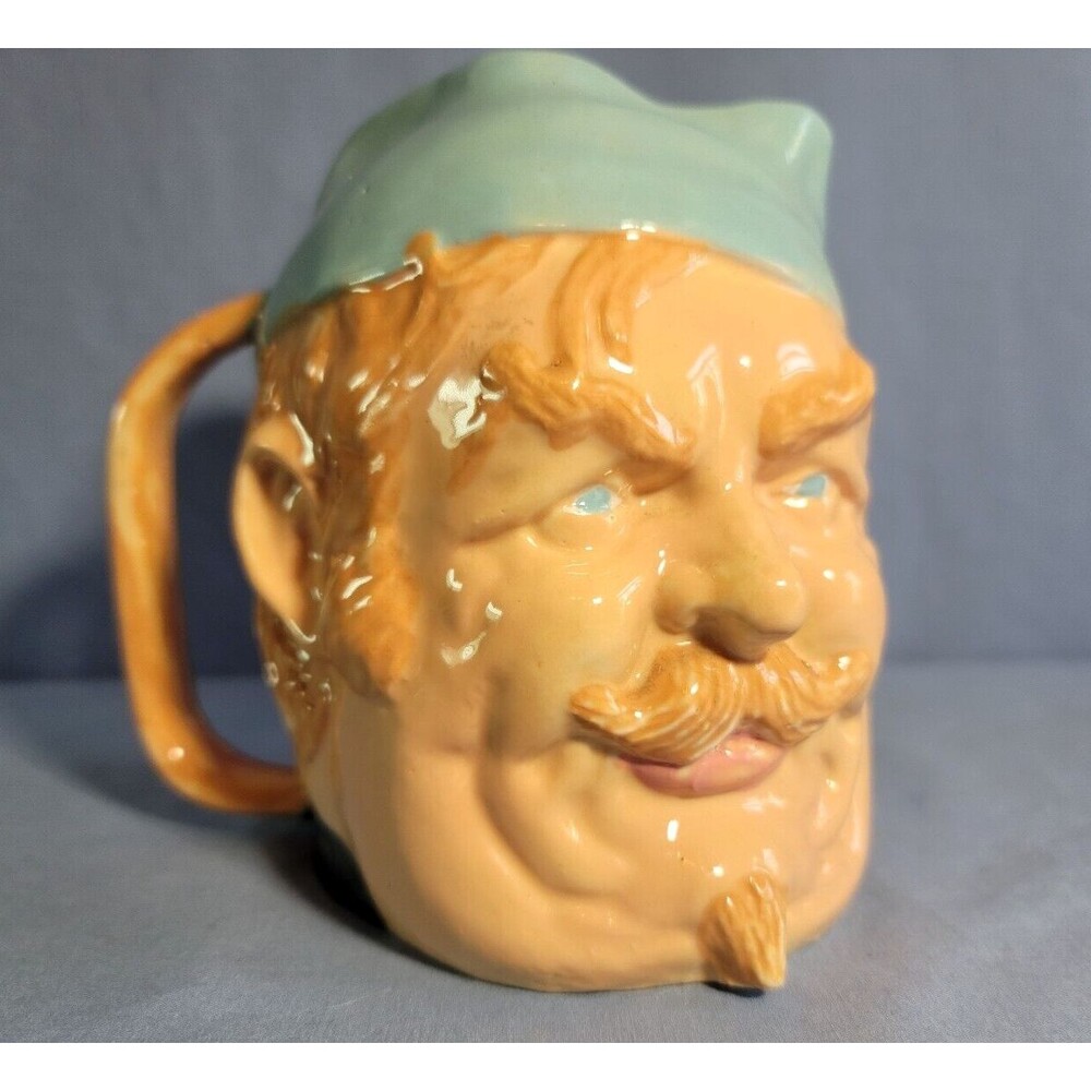 Toby Mug FALSTAFF Character Jug Vintage 5.5" with Raised Bushy Eyebrows